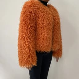 Women's Fur Coat Furry Lamb Wool Faux Fur Coat Female Shaggy Sheepskin Coat Winter Artificial Fur Jacket