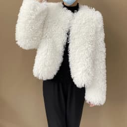 Women's Fur Coat Furry Lamb Wool Faux Fur Coat Female Shaggy Sheepskin Coat Winter Artificial Fur Jacket