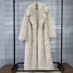 LANMREM Colorful Women's Furry Coat Rose Pink Faux Fur Coat Suit Collar Autumn Winter Thick Cardigan Long Overcoat Chic 2DB5859