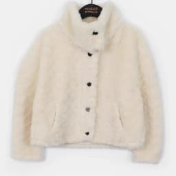 Women's Stylish Warm Faux Fur Jacket Retro Vintage Winter Coat All-Match Thickened Plush Integrated Leather And Fur Outerwear