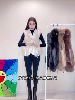 High Quality Imitation Fox Fur Vest Jacket Women Fur Vest Jacket 2026 Winter Waistcoat Short Fur Vest Female Vestcoat Sleeveless