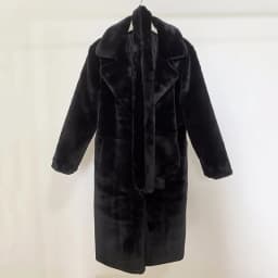 Luxury Winter Long Overcoats Women Oversized Lapel Belted Faux Rabbit Fur Coat Jacket Female Plus Size Outerwear Plush Fur Coats