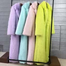 Overcoat Fur & Faux Fur 2026 New Fashion High Quality Women's Fur Coat Winter Season Style Lapel Thick Imitation Fur Women H320