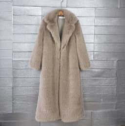 Overcoat Fur & Faux Fur 2026 New Fashion High Quality Women's Fur Coat Winter Season Style Lapel Thick Imitation Fur Women H320