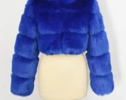 HJQJLJLS 2022 Winter Fashion Women Short Faux Fox Fur Coat Female Thick Fluffy Long Sleeve Crop Furry Top Lady Jacket LJLS129