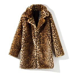 Women Furry Faux Fur Short Coats Jackets Men Leopard Coat Thick Warm Y2k Streetwear Jacket Work Elegant Outerwear Autumn Winter