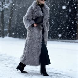 Faux Fur Long Coats Women Y2k Thick Warm Coat Furry Turn Down Collar Y2k Streetwear Jacket Elegant Autumn Winter Maxi Jackets
