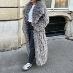 Faux Fur Long Coats Women Y2k Thick Warm Coat Furry Turn Down Collar Y2k Streetwear Jacket Elegant Autumn Winter Maxi Jackets