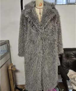 Faux Fur Long Coats Women Y2k Thick Warm Coat Furry Turn Down Collar Y2k Streetwear Jacket Elegant Autumn Winter Maxi Jackets