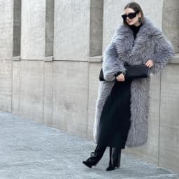 Faux Fur Long Coats Women Y2k Thick Warm Coat Furry Turn Down Collar Y2k Streetwear Jacket Elegant Autumn Winter Maxi Jackets