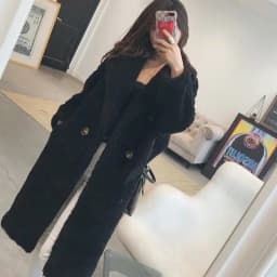 Fashionable Thickened Lamb Fur Jacket Women's Mid-Length Winter Coat Korean Style Teddy Bear Design Eco-Friendly Outerwear