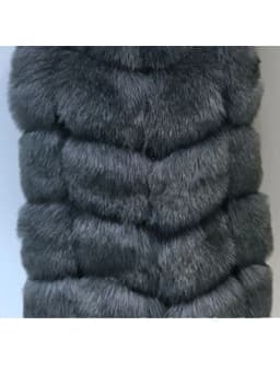 ZADORIN Hotsale Female Fur Waistcoat Winter Fluffy Faux Fur Vest Women O-Neck Spliced Sleeveless Long Faux Fur Coat Woman Vests