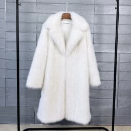 Fur & Faux Fur Coat Feminine Elegance 2026 New Winter Women's Fur Coat Fashion Temperament Lapel Solid Color Women Fur Coat H193
