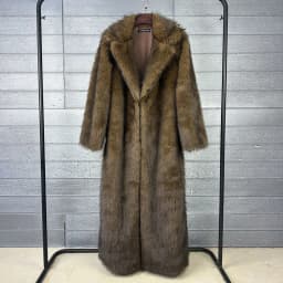 ZADORIN 130cm Long Luxury Lapel Faux Fur Coat Woman Y2K Clothes Thick Warm Fluffy Jacket Women Winter Faux Fur Coats Outerwears