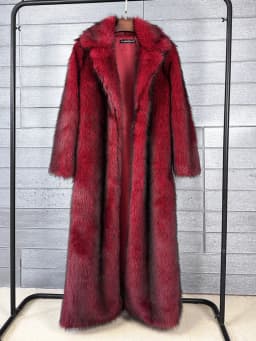 ZADORIN 130cm Long Luxury Lapel Faux Fur Coat Woman Y2K Clothes Thick Warm Fluffy Jacket Women Winter Faux Fur Coats Outerwears