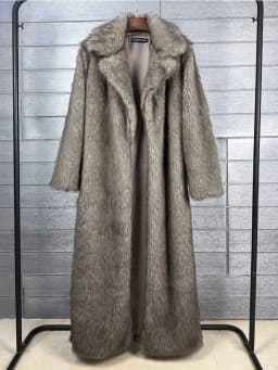 ZADORIN 130cm Long Luxury Lapel Faux Fur Coat Woman Y2K Clothes Thick Warm Fluffy Jacket Women Winter Faux Fur Coats Outerwears