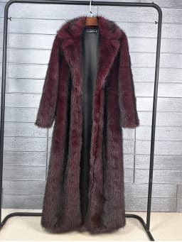 ZADORIN 130cm Long Luxury Lapel Faux Fur Coat Woman Y2K Clothes Thick Warm Fluffy Jacket Women Winter Faux Fur Coats Outerwears