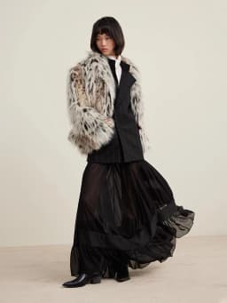 Lautaro Spring Autumn Winter Colorful Thickened Warm Hairy Shaggy Faux Fox Fur Coat Women Short Loose Luxury Fluffy Jacket 2025