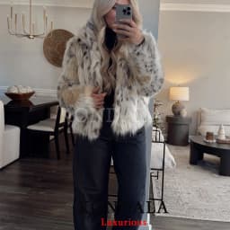 KONDALA Casual Leopard Faux Fur Jackets Women Long Sleeve Buttons Loose Jackets Fashion 2025 Autumn Winter Thick Warm Outwears