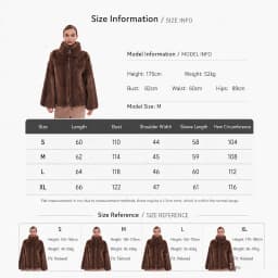 IG 2026 Women High Collar Zip Faux Mink Fur Jacket Short Loose Fit Long Sleeve Luxury Warm Winter Daily Fashion Outer Coat