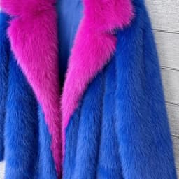 DEAT 2026 Winter New Items Fashion Imitation Fur Coat For Women Contrast Color High-end Versatile Trench Female 11A05600