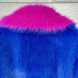 DEAT 2026 Winter New Items Fashion Imitation Fur Coat For Women Contrast Color High-end Versatile Trench Female 11A05600