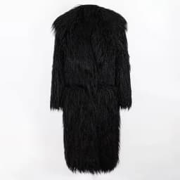 Mauroicardi Winter Thick Warm Shaggy Hairy Fluffy Colored Bright Pink Long Faux Fur Coat Women Loose Luxury Furry Overcoat 2025