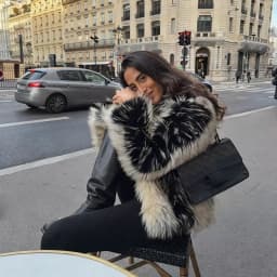 Women's Short Faux Fur Coat Striped Black White Fluffy Warm Winter Jacket Y2K Streetwear TikTok Viral It Girl Luxury Outerwear