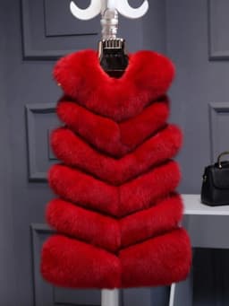 ZARORIN Faux Fur Vest Fashion Faux Fur Coats Women Sleeveless Long fur Jacket Gilet Fourrure manteau femme faux fur vests S-4XL