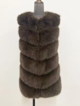 ZARORIN Faux Fur Vest Fashion Faux Fur Coats Women Sleeveless Long fur Jacket Gilet Fourrure manteau femme faux fur vests S-4XL