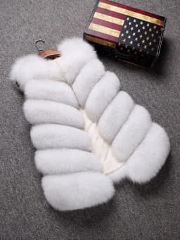 ZARORIN Faux Fur Vest Fashion Faux Fur Coats Women Sleeveless Long fur Jacket Gilet Fourrure manteau femme faux fur vests S-4XL