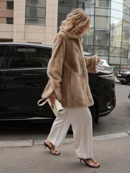 Women Winter Faux Fur Coat Warm Fluffy Mink Jacket Beige Camel Old Money Style 2026 New Lapel Collar Oversized Luxury Outerwear