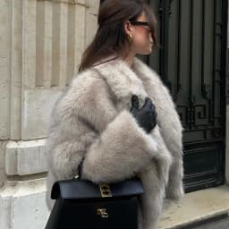 Autumn Winter Faux Fur Coat  Suit Collar Thickened Warm Fluffy CoatShort Street Style Fox Fur Jacket Peludo Chaqueta Mujer