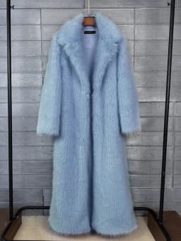 ZADORIN 130cm Super Long Fluffy Faux Fur Coat Woman Jacket Winter Lapel Thicken White Faux Fur Coats Jacket for Women Outerwears