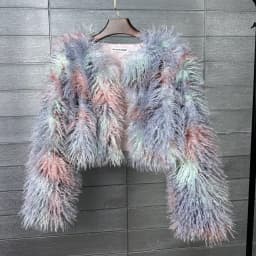 Women Short Coats Faux Fur Jackets Casual Loose Coat Thick Warm Y2k Streetwear Jacket Elegant Work Outerwear Autumn Winter