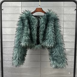 Women Short Coats Faux Fur Jackets Casual Loose Coat Thick Warm Y2k Streetwear Jacket Elegant Work Outerwear Autumn Winter