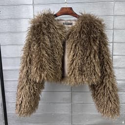 Women Short Coats Faux Fur Jackets Casual Loose Coat Thick Warm Y2k Streetwear Jacket Elegant Work Outerwear Autumn Winter