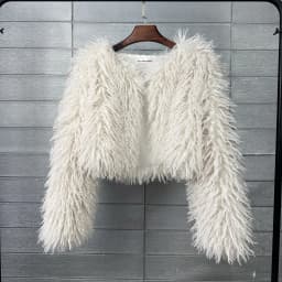 Women Short Coats Faux Fur Jackets Casual Loose Coat Thick Warm Y2k Streetwear Jacket Elegant Work Outerwear Autumn Winter