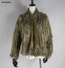 2023 New Winter Autumn Women Real Fur Coat Female Knitted Rabbit Coats Jacket Casual Thick Warm Fashion Slim Overcoat Clothing