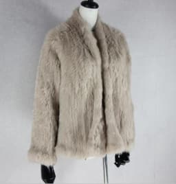 2023 New Winter Autumn Women Real Fur Coat Female Knitted Rabbit Coats Jacket Casual Thick Warm Fashion Slim Overcoat Clothing