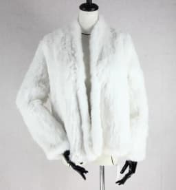 2023 New Winter Autumn Women Real Fur Coat Female Knitted Rabbit Coats Jacket Casual Thick Warm Fashion Slim Overcoat Clothing