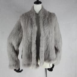 2023 New Winter Autumn Women Real Fur Coat Female Knitted Rabbit Coats Jacket Casual Thick Warm Fashion Slim Overcoat Clothing