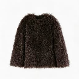 Women's Fluffy Faux Fur Coat Thick Warm Shaggy Oversized Brown Jacket TikTok Viral Streetwear Y2K Fashion Outerwear Long Sleeve
