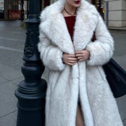 Long Coats Women Faux Fur Jackets Turn Down Collar Coat Thick Warm Y2k Streetwear Jacket Elegant Work Outerwear Autumn Winter
