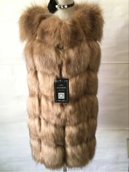 ZADORIN Fashion Female Fur Waistcoat Winter Warm Faux Fox Fur Vest Women High-Grade Cappa Fashion O-Neck Long Fur Coat Cardigan