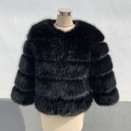 Women Faux Fur Zipper Coats Short Coat Jackets Elegant Jacket Furry Outerwear Party Solid Thick Warm Y2k Coats Streetwear
