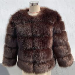 Women Faux Fur Zipper Coats Short Coat Jackets Elegant Jacket Furry Outerwear Party Solid Thick Warm Y2k Coats Streetwear