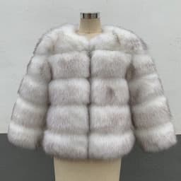 Women Faux Fur Zipper Coats Short Coat Jackets Elegant Jacket Furry Outerwear Party Solid Thick Warm Y2k Coats Streetwear