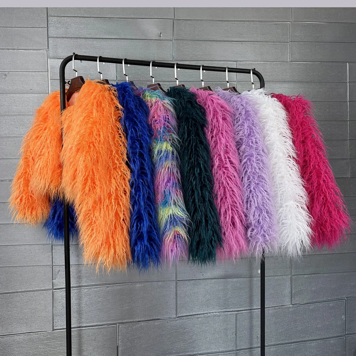 Short Coat Women Faux Fur Coats Jackets V Neck Thick Warm Y2k Streetwear Jacket Elegant Work Outerwear Autumn Winter 2026