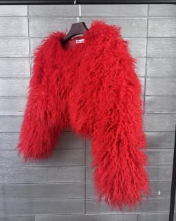 Short Coat Women Faux Fur Coats Jackets V Neck Thick Warm Y2k Streetwear Jacket Elegant Work Outerwear Autumn Winter 2026